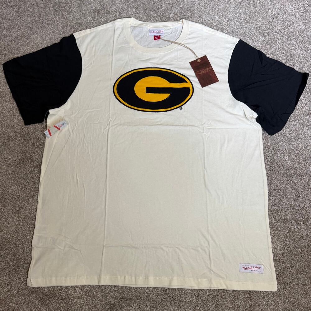 Mitchell & Ness Grambling State University Tigers T-Shirt Men’s 2XL NCAA NWT New